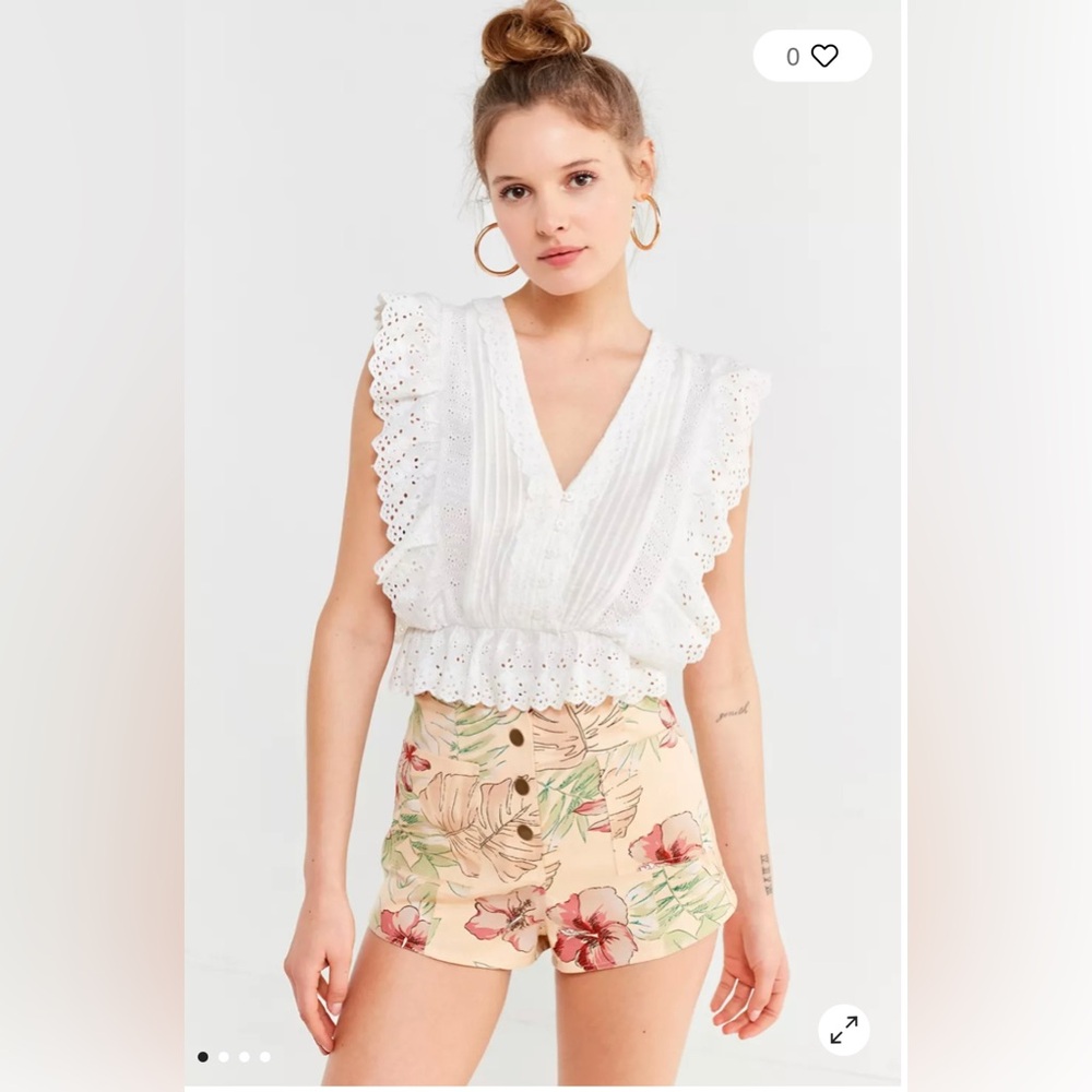Urban Outfitters Lisa Marie Button-Down Short Size Medium